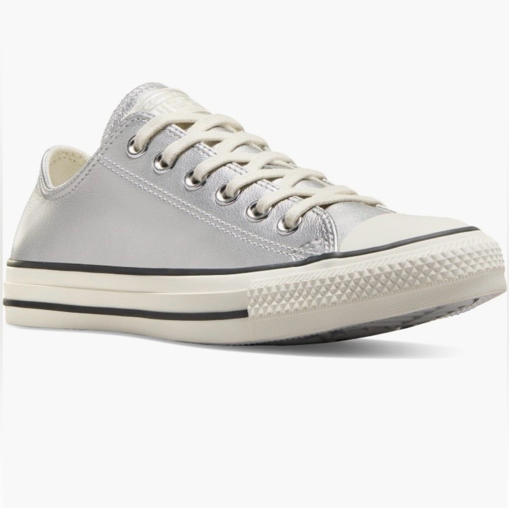 Silver Metallic Chuck Taylor All Star Oxford Sneaker